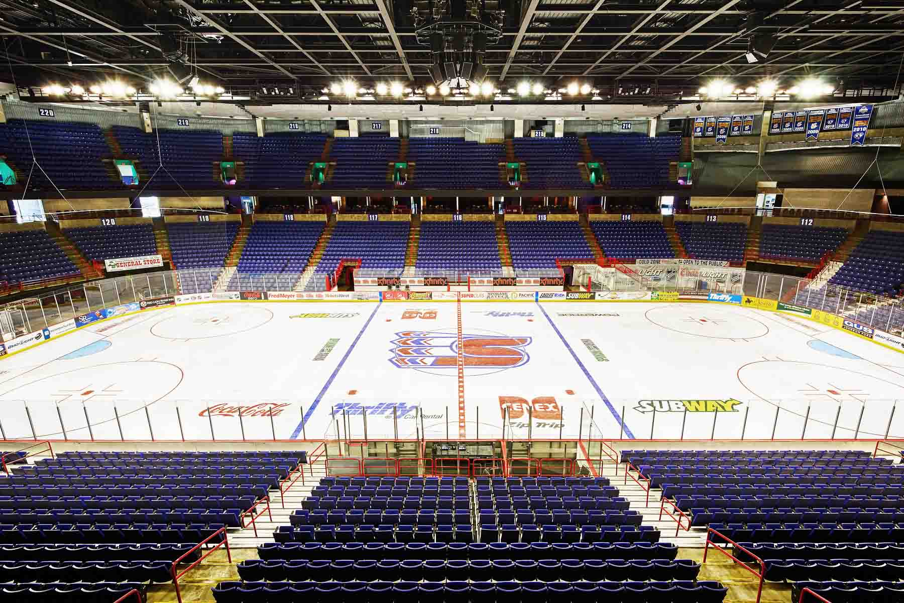 Spokane Veterans Memorial Arena </BR> Lighting Renovation